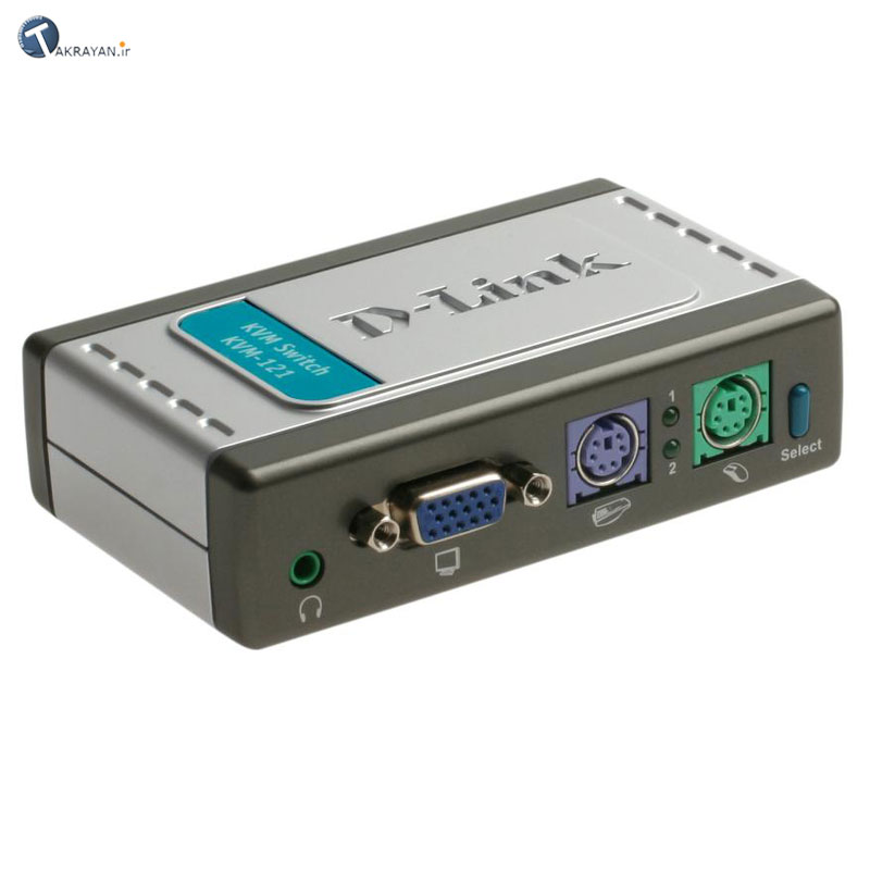 D-Link KVM-121 2-Port KVM Switch with Audio Support